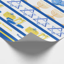 Hanukkah Wrapping Papper
