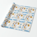 Hanukkah Wrapping Papprare "Lycklig Hanukkah" Presentpapper<br><div class="desc">"Lycklig Hanukkah" Cute hund,  Zeevie inslagning papprare. Prisare varierar när du väljer mellan fyra papprare typer och fem papprare storlekar. Vår Zeevie-karaktär är helt inlindad i helgdag anda!
Tack för att du stannade och shoppade förbi. Mycket uppskattat.
Lycklig Chanukah/Hanukkah!</div>