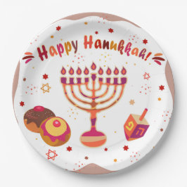 Hanukkiah Happy Hanukkah Jewish Vintage Menorah