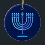 Hanukkiah Lycklig Hanukkah Jewish Helgdag Menorah<br><div class="desc">Hanukkiah Symbol. Lycklig Hanukkah Party judisk Helgdag Blue Menorah. Judiska Helgdag Chanukkah-Dekorationen med traditionell dekorationssymbol för Chanuka - Navy Blue färg hanukkiah menorah, ljusskygghet med ljus, stjärnan av David och nyblå ljus illustration. Hanukkah Festival of ljus Event Dekoration. Jerusalem, Israel.Home > Home Décor > jul Décor > Ornaments Judaica Modern...</div>