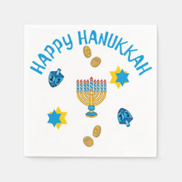 Hanukkuh Symbols Pappersservett