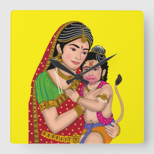 Hanuman & Anjana Mata Väggur