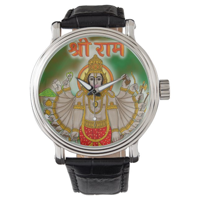 Hanuman Clock Armbandsur (Framsida)