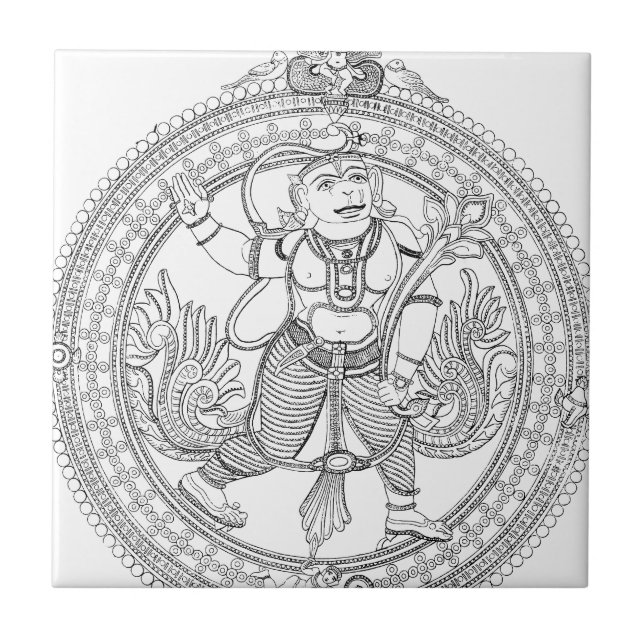 Hanuman Kakelplatta (Framsidan)
