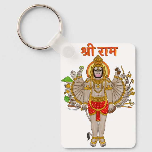 Hanuman Keychain Nyckelring (Framsida)