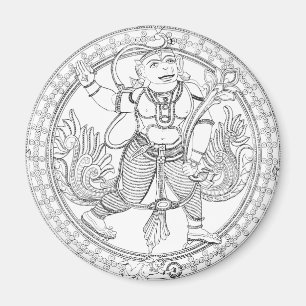 Hanuman Monkey Gud Magnet