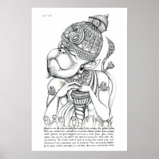 Hanuman, Monkey Gud Poster