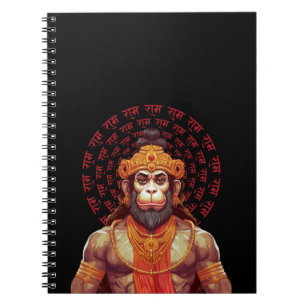 Hanuman notebook anteckningsbok