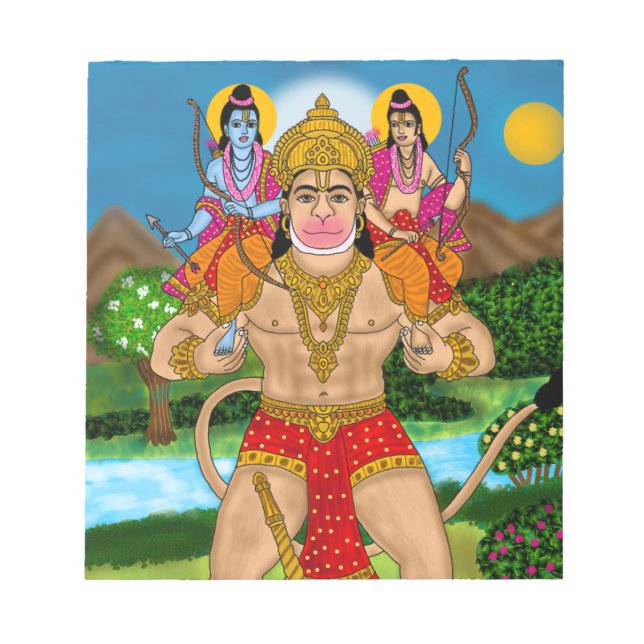 Hanuman NotePad Anteckningsblock (Framsida)