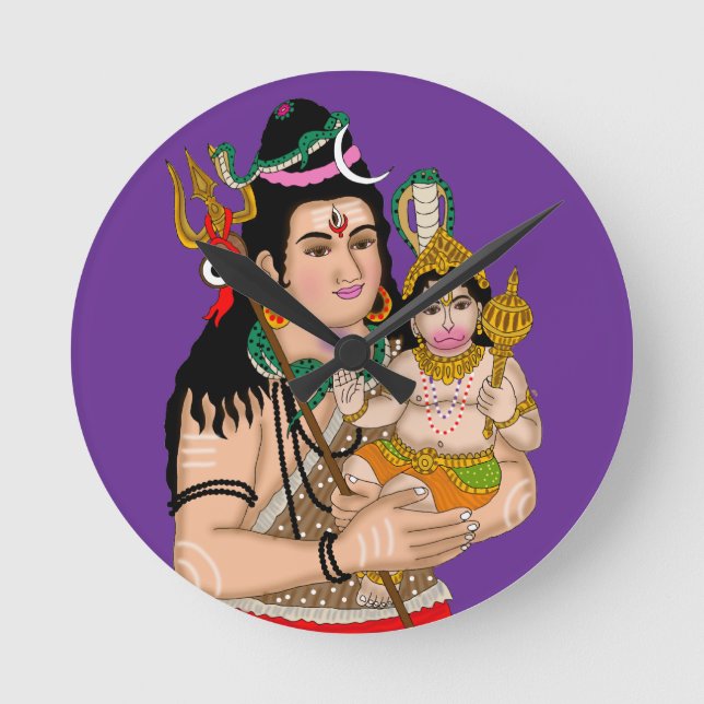 Hanuman & Shiva Väggur (Framsida)