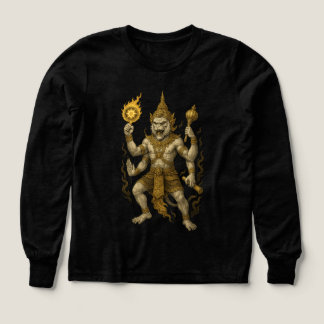 Hanuman Thai Temple T-Shirt – Mytisk krigare Str