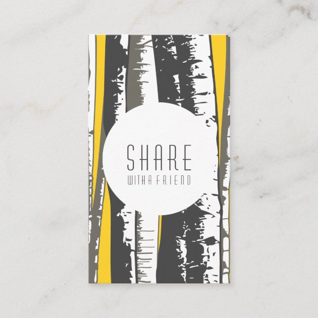 hänvisa till en vän aspen träd rabattkort (Framsida)