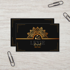 Hänvisning till elegant och Classy Nagel Tech Visitkort