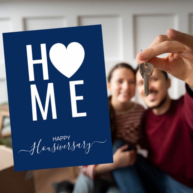 Hänvisning till husets årsdag i Lycklig Kort (Skapare uppladdad)