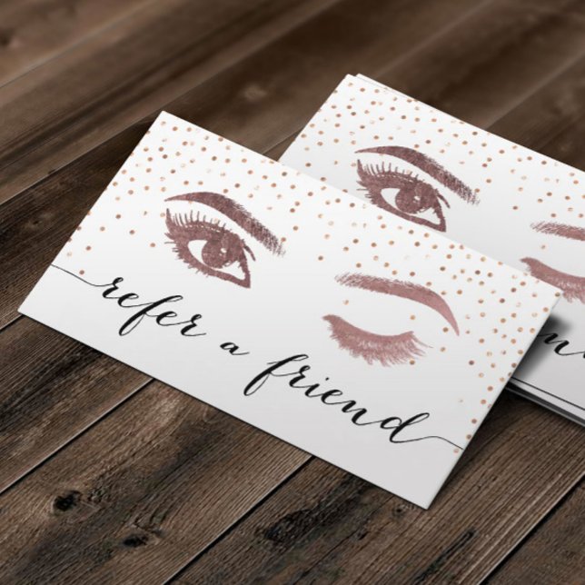 Hänvisning till konstnären Ro Guld i Lash & Brows  Rabattkort (Skapare uppladdad)