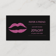 Hänvisning till rosa läppar för distributör av skö