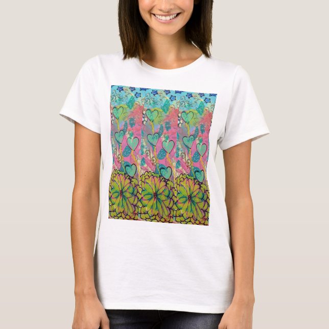 Hänvisningar till blandade media t shirt (Framsida)