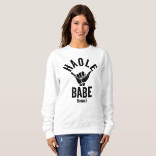 HAOLE BABE SHAKA HAWAII T SHIRT
