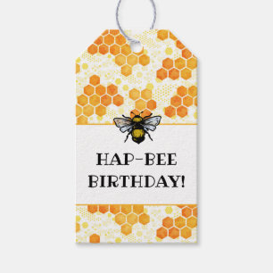 Hap-BEE Birthday Gift Märkre Presentetikett