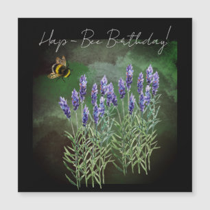 Hap - Bee Birthday Magnetisk Inbjudningskort