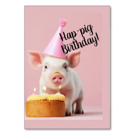 Hap-gris födelsedag! bordsnummer