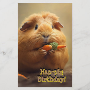 Hap-gris födelsedag! brevpapper