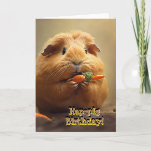 Hap-gris födelsedag! kort