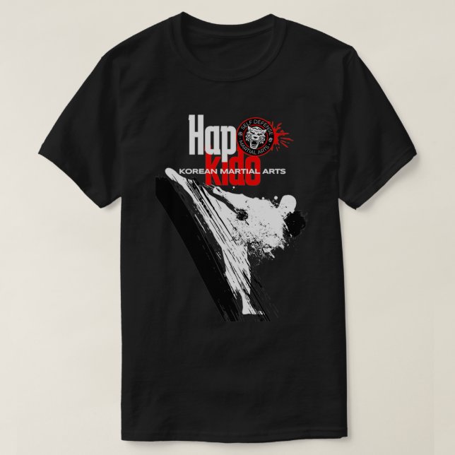 Hap Ki Do koreanska martialkonst Hapkido T Shirt (Design framsida)
