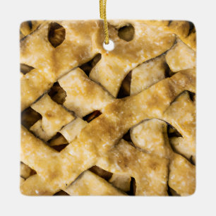 Hap-paj-jul Funny Apple Paj Pun Julgransprydnad Keramik