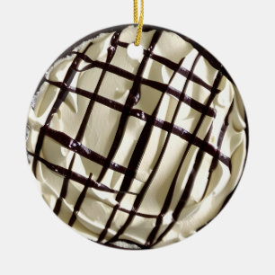 Hap-paj-jul Funny Food Pun Julgransprydnad Keramik