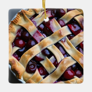 Hap-paj-jul Funny Food Pun Julgransprydnad Keramik