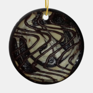 Hap-paj julfinny Food Pun Julgransprydnad Keramik