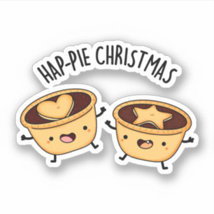 Hap-paj-julklapp Jul Paj Pun Klistermärken