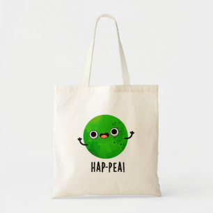 Hap-pea Funny Lycklig Pea Pun Tygkasse