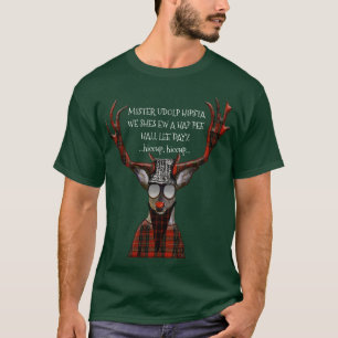 Hap Pee Hall Lee Dayz Funny Hipster Hjort Tröja