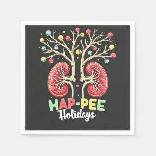 Hap-Pee-Helgdagar Dialysis Kidney Awareness Julaft Pappersservett