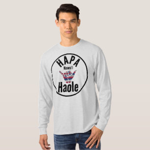 HAPA HAOLE TRIBAL HI Flagga SHAKA HAWAII T Shirt