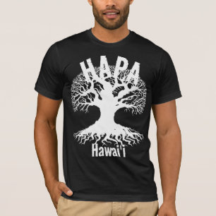 HAPA HAWAII ROOTS Wht T Shirt