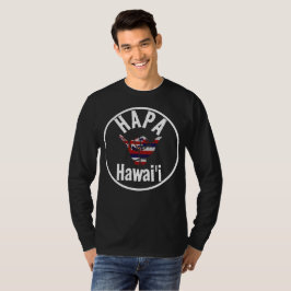 HAPA HAWAII TRIBAL HI Flagga SHAKA T Shirt
