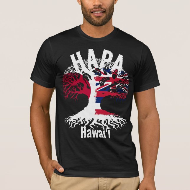 HAPA JAPAN HAWAII ROOTS T SHIRT (Framsida)