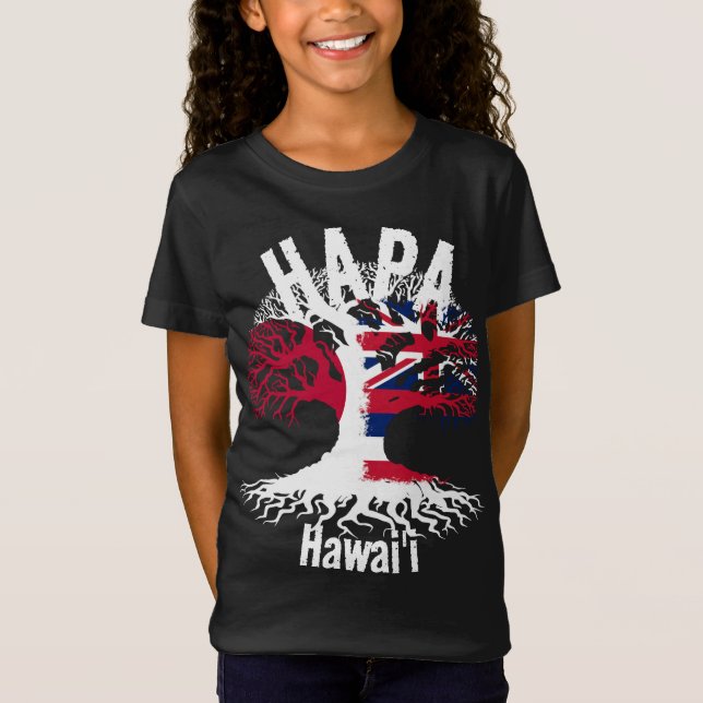 HAPA JAPAN HAWAII ROOTS T SHIRT (Framsida)