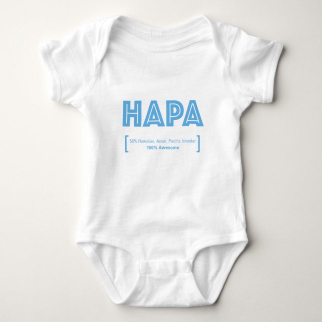 HAPA-Pridet Halva Stillahavsöarna i Asien T Shirt (Framsida)