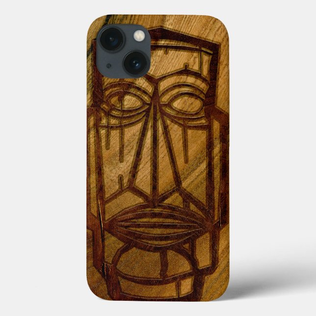 Hapalua Tiki Hawaiian Faux Koa Wood (Baksida)