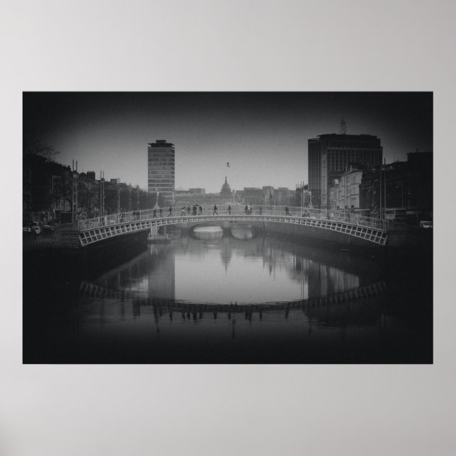 Ha'penny Bridge, Dublin - Canvas Poster (Framsidan)