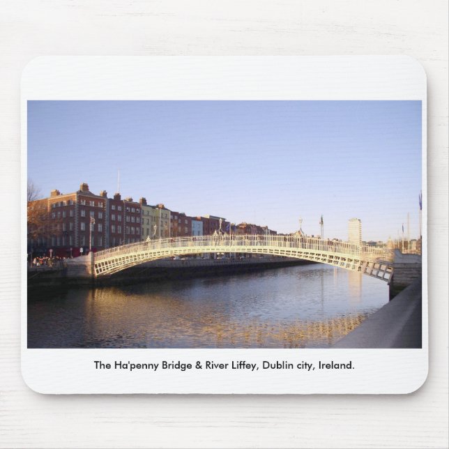 Ha'penny Bridge Dublin City Ireland Musmatta (Framsidan)