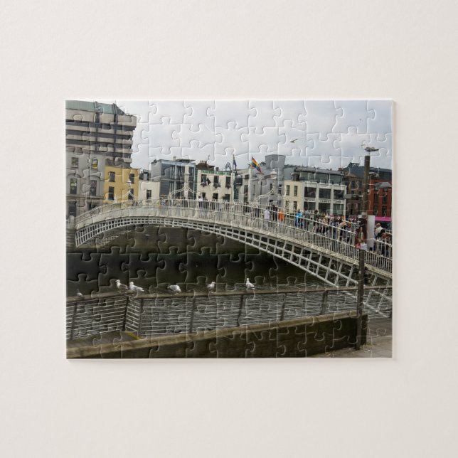Hapenny Bridge Dublin Pussel (Horisontell)