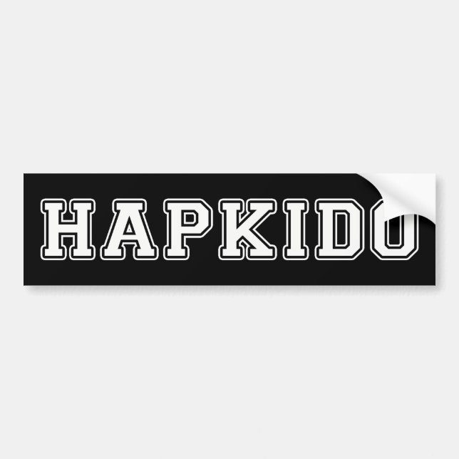 Hapkido Bildekal (Framsidan)