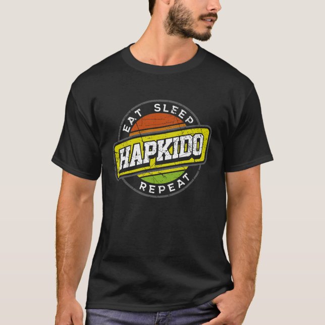 Hapkido for Women Men Martial Art Lovers T Shirt (Framsida)