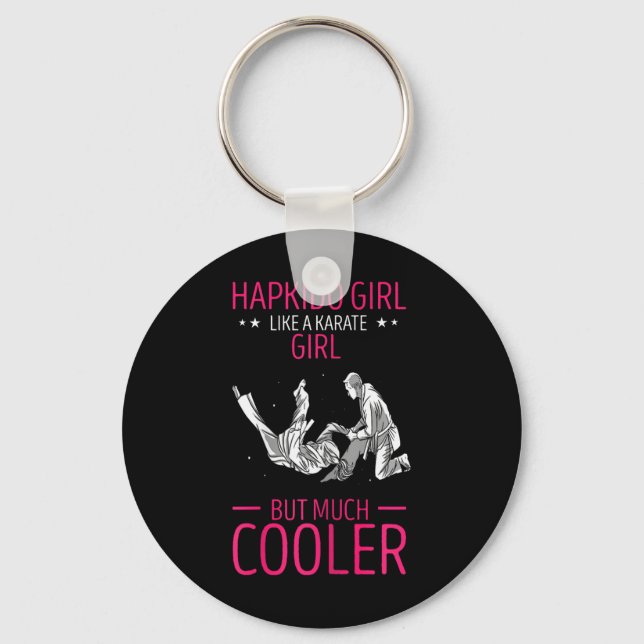 Hapkido Koreamartialkonsten Hapkido Throw som K Nyckelring (Framsida)