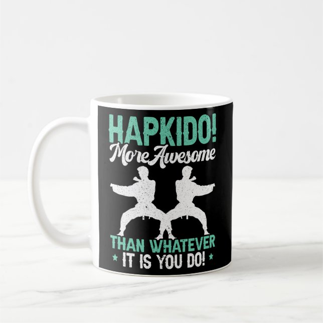 Hapkido Koreansk martial Self Defense Martial Kaffemugg (Vänster)